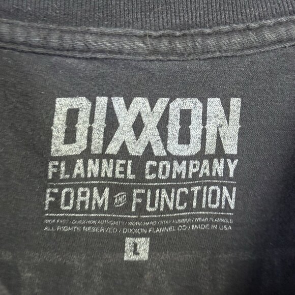 Dixxon Flannel Company T Shirt Mens L 21.5x29.5 Live Fast Forever Black Tee - Picture 7 of 9